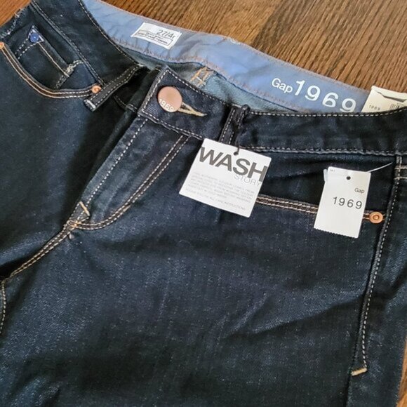 New GAP Sexy Boot Cut Jeans 1969 Women's Size 27 4r New With Tags NWT - Picture 2 of 11